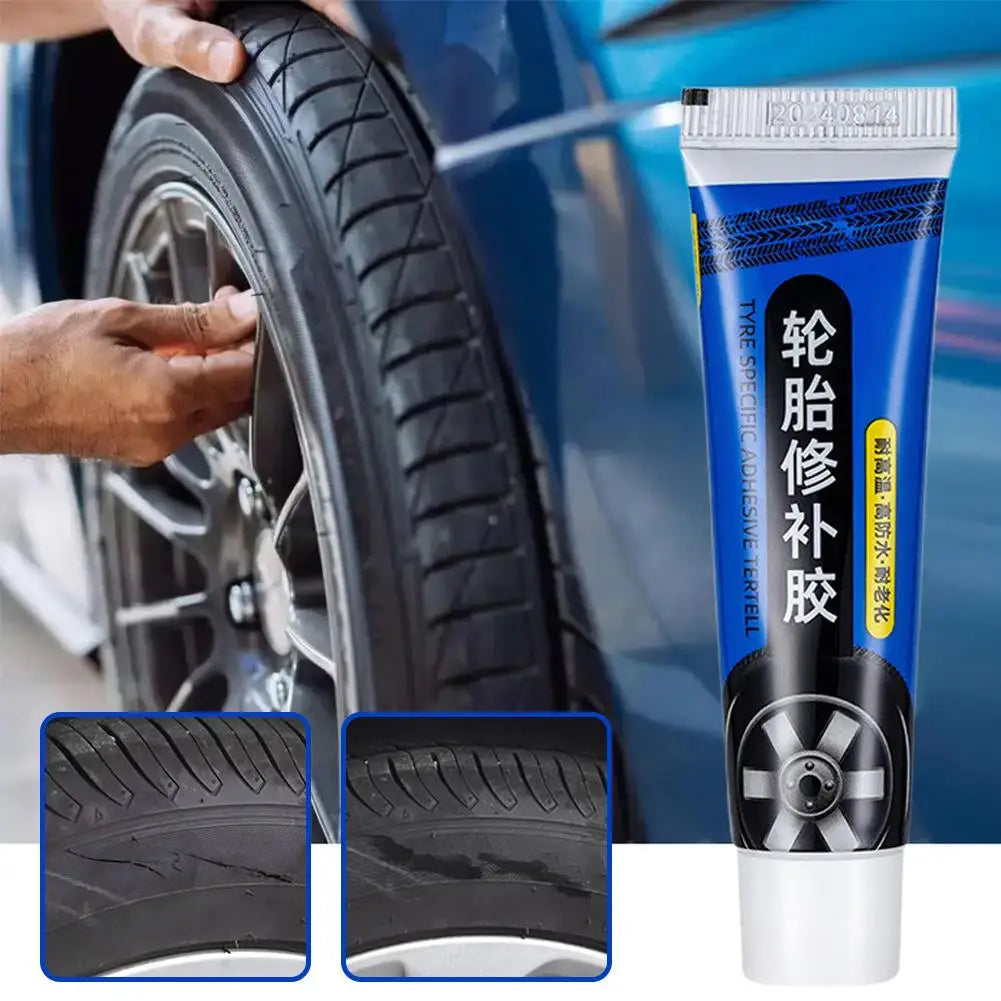 Car Tire Glue Filling Repair Strong Rubber Cement Motorcycle Bike Qme
