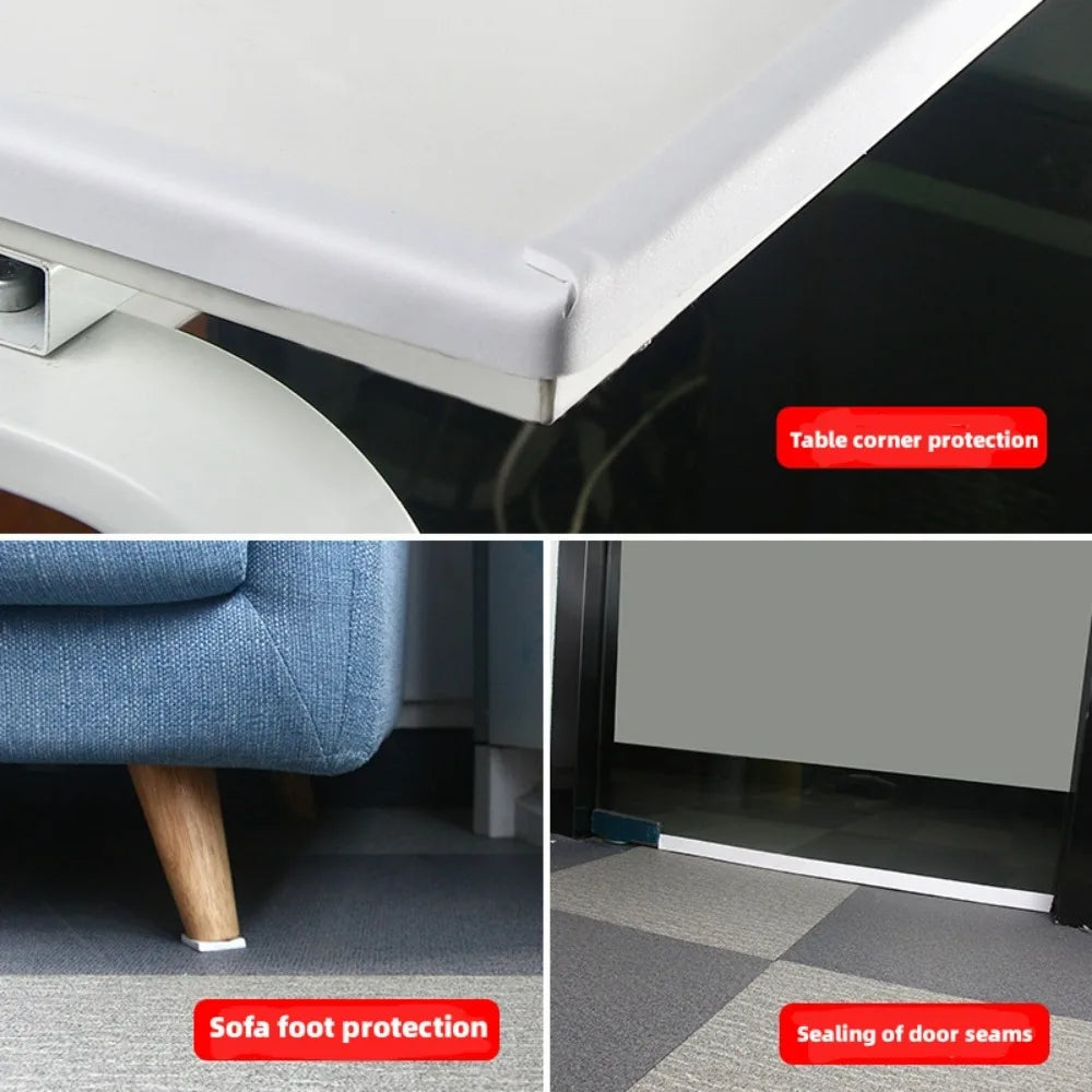 2M EVA Foam Double Sided Tape Shockproof Soundproof Insulation Tape Door Window Sealing Strip Weather Stripping Home Improvement Qme