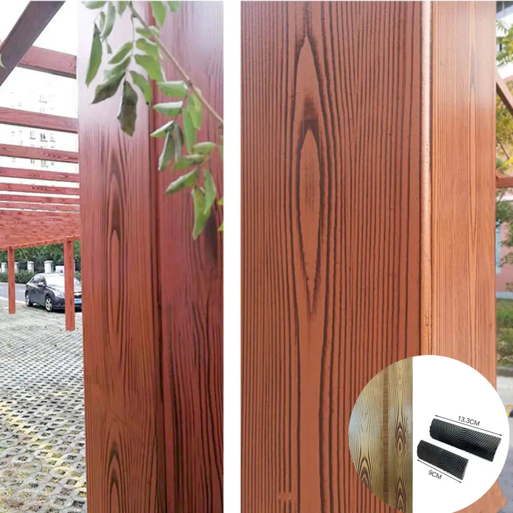New DIY Wall Painting Machine Rubber Texture Paint Roller Furniture Imitation Wood Art Wall Painting Tools Home Decoration Qme