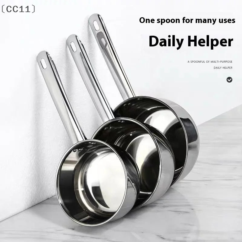 CC11Stainless Steel Water Scoops Multipurpose Hanging Soup Ladle Qme