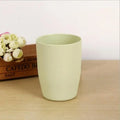 Simple Fresh Couple Brushing Cup Thickened Round Mouthwash Plastic Qme lightgreen