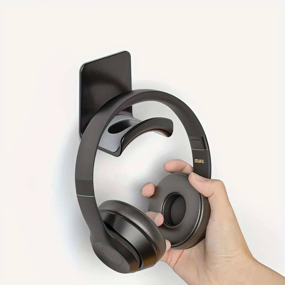 12pcs Earphone Holder Wall Mounted Mini Headphone Hook Holder With Strong Adhesive Headphone Holder Qme