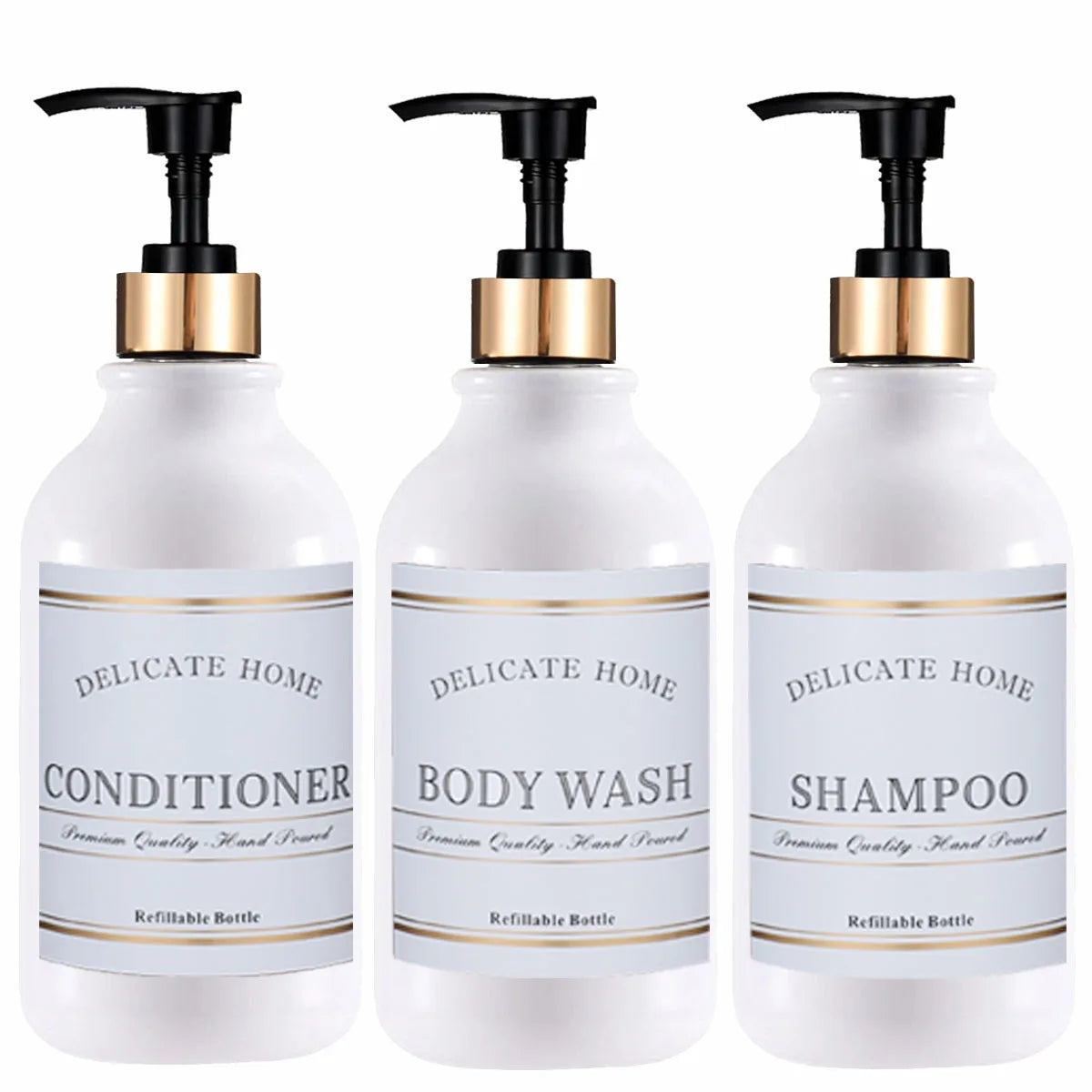 Soap Dispenser with Pump and Labels Dish Soap Dispenser for Kitchen Sink Countertop Decoration Refill Hand Wash Bottle Qme G