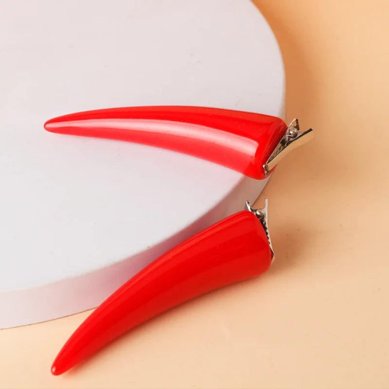 Anime Chainsaw Man Cosplay Power Demon PVC Horn Headwear Halloween Plastic Resin Jewelry Ornament Model Devil's Horn Hairpin Qme