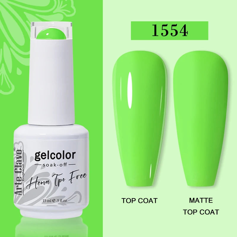 Arte Clavo Summer Nails Tip Candy Series Jelly Gel Nail Polish Blue