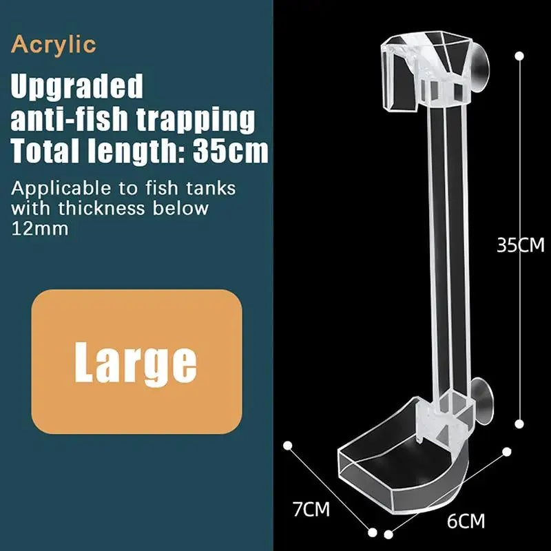 Cleaning Brush Measuring Spoon Shrimp Aquarium Fish Feeding Dish Qme C
