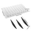 10 Cavity Vanilla Mousse Cake Silicone Mold Chocolate Ladyfingers Qme A1