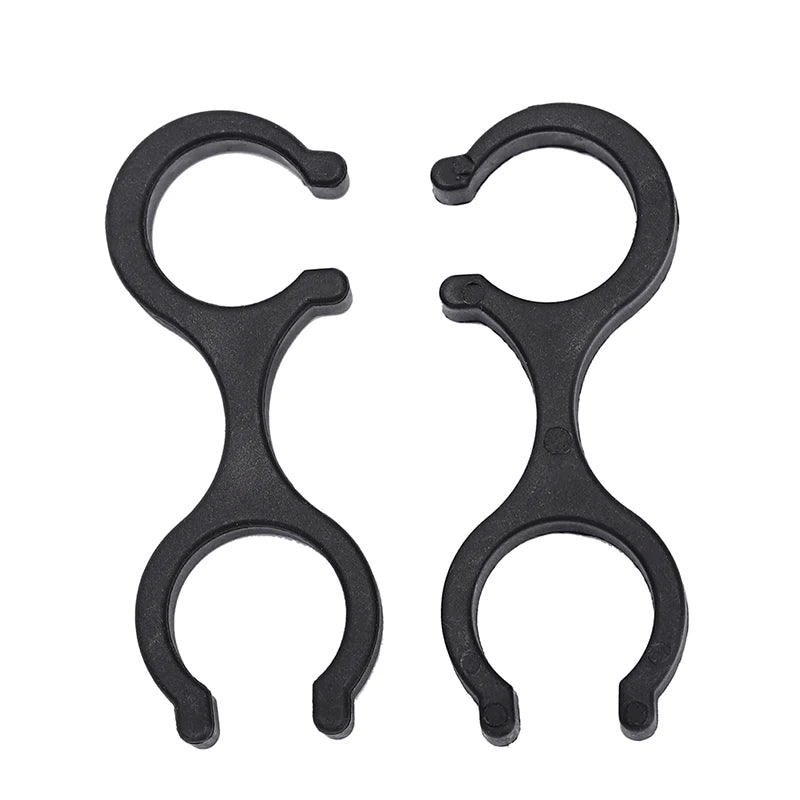 Outdoor Hiking Poles Buckle Cane Clip Accessories Plastic Walking Qme A