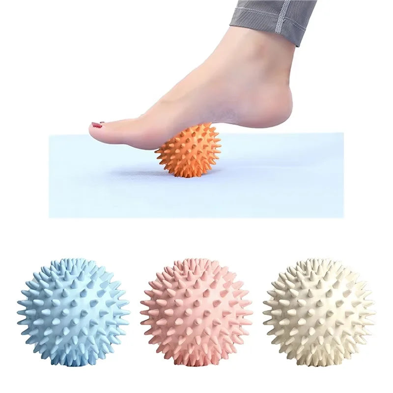 Yoga Hedgehog Massage Ball Yoga Fascia Ball Sports Fitness Muscle Relaxation Massage Stick Shoulder Neck Leg Sole Meridian Ball Qme