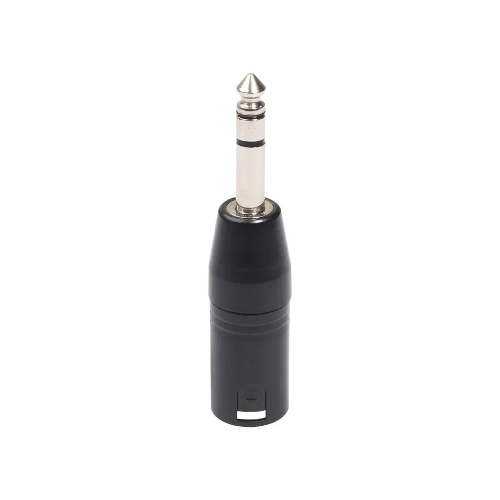 6.35mm Mono Male To XLR 3 Pin Female/Male Audio Plug Converter Adapter Connector for Headphone Microphone Power Amplifier Guitar Qme