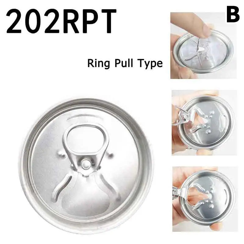 Pull Ring Lid Beverage Soda Drink Beer Cola Lids Food Can Cover Seal Qme B
