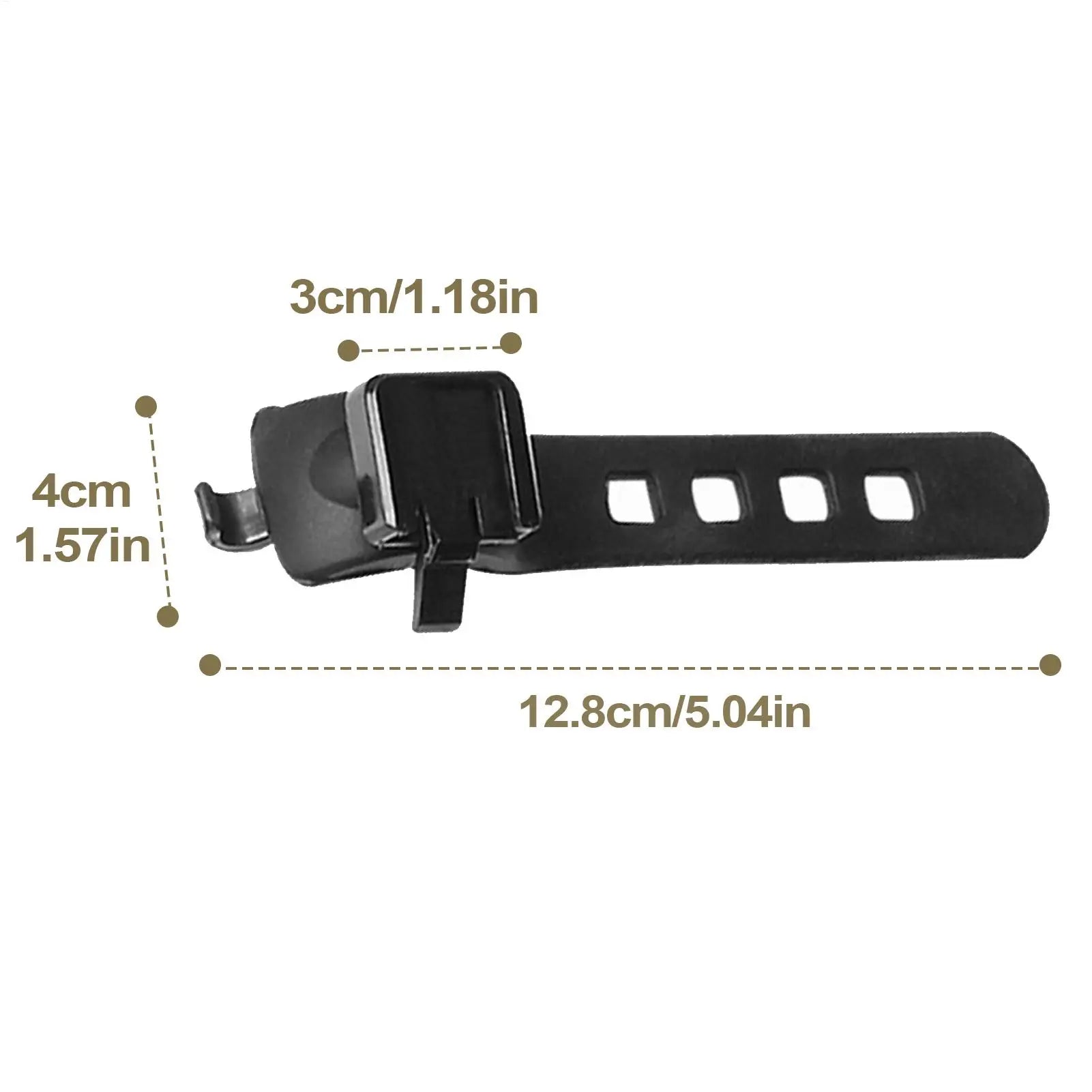 Bicycle tail light strap base bicycle light base clip Fixing Strap Silicone Light Mount Band Taillight Mount Qme