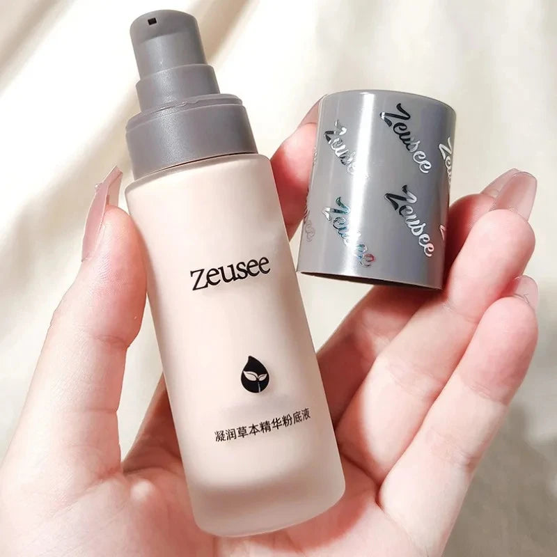 Face Base Liquid Foundation Makeup Concealer Waterproof Brighten Whitening Long Lasting Coverage Oil-control BB Cream Cosmetics Qme