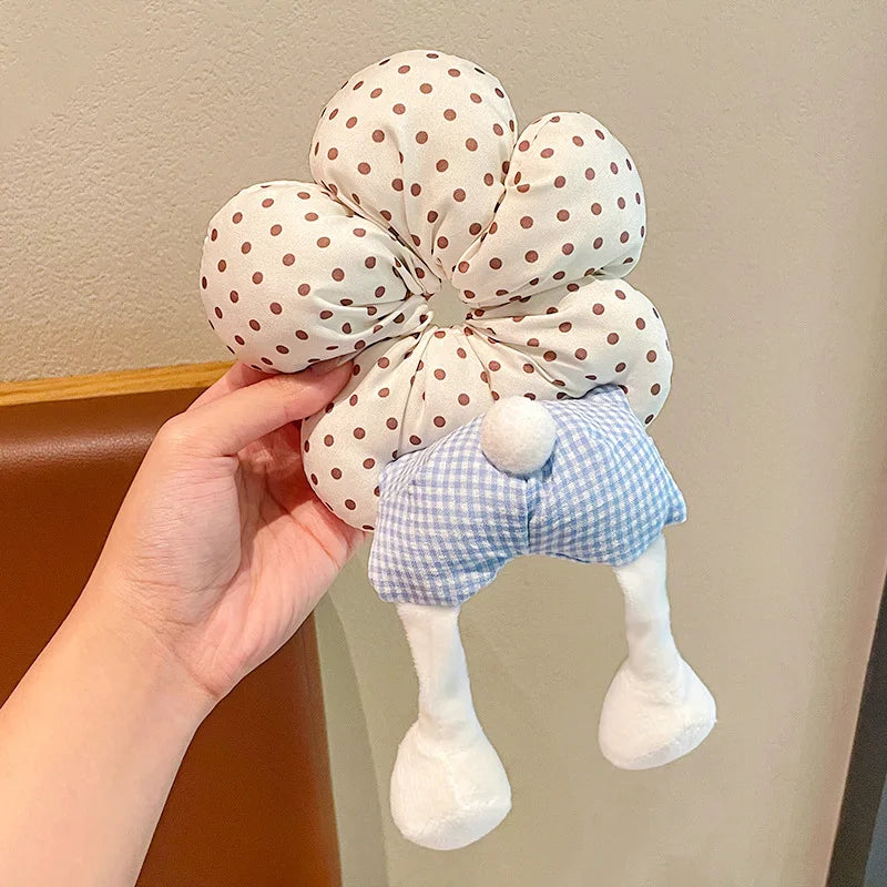 Hello Kitty Kuromi Flower-print Hair Tie Cute Bun Accessory Versatile Qme 11