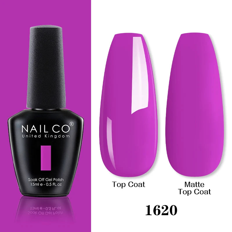 NAILCO Springsummer Hybrid Gel Nail Polish Semi-permanent UV Varnish Qme