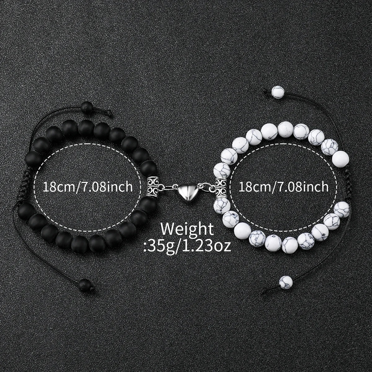 4Pcs Couple Watch Bracelet Set Geneva Silicone Quartz Wristwatch Matching Heart Bead Bracelets Lover Jewelry Gift Qme