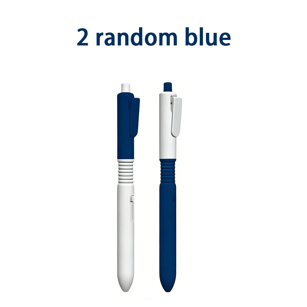 1-6 Pcs New Prank Water Gun Pen ,Black Ink,Strange Water Pen Prank Creative Water Spray Small Water Gun Play Model Stationery Qme 2 random blue