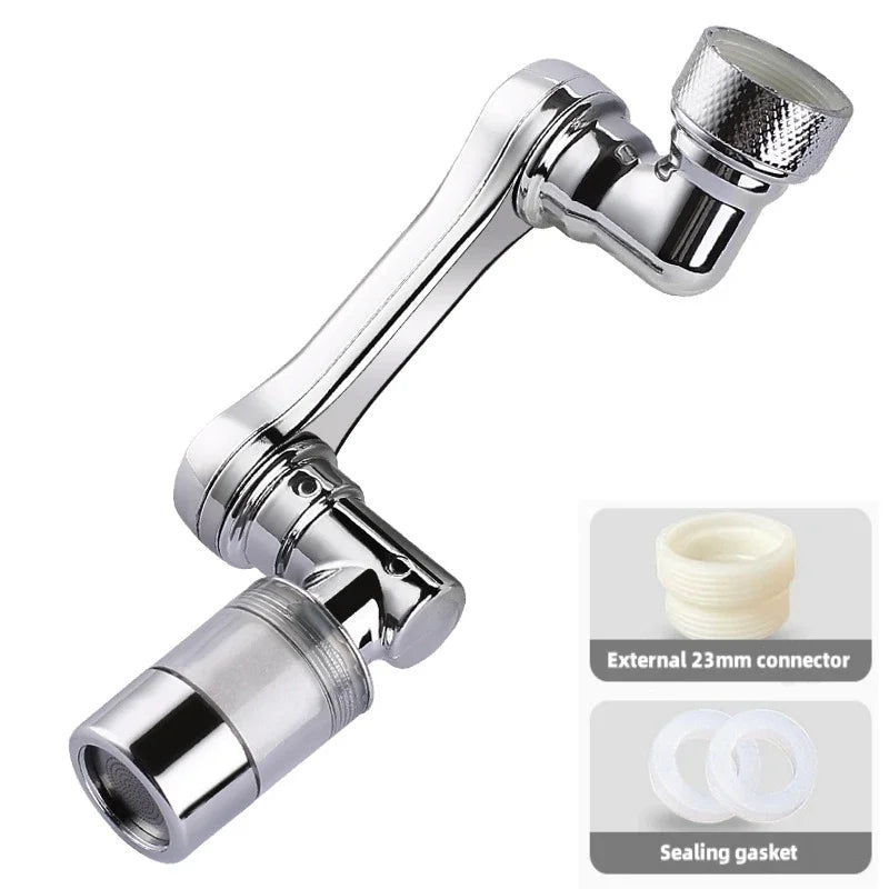 1080 ° Rotating Faucet Extender Detachable Filter Element Bathroom Faucet Splash Proof Extension Aerator Bathroom Accessories Qme 1080 degree rotation