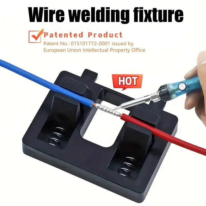 1Pc professional wire welding fixture with spring clip design - adjustable mini welding station for quick tightening and release Qme