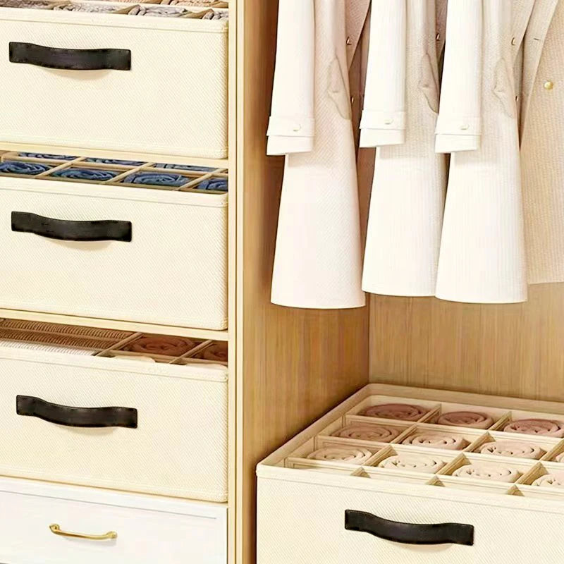 1 Home Bedroom Wardrobe Clothes Folding Dividing Storage Box Qme