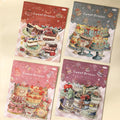 Vintage Cake Sticker Pack, Perfect for Creating Sweet Atmosphere Works, Versatile Creative Collage Material for Multiple Scenes Qme 4 Bags
