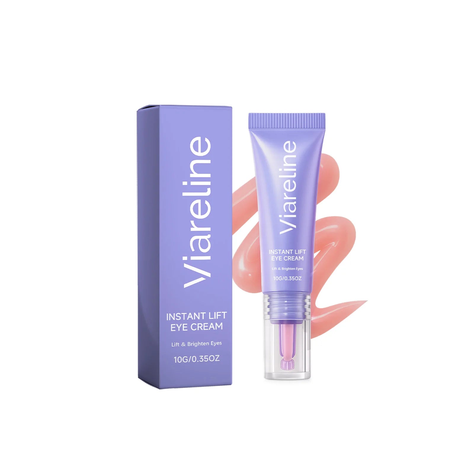 Viareline Instant Lift Eye Cream Anti-wrinkle Fade Fine Lines Qme 10g Boxed