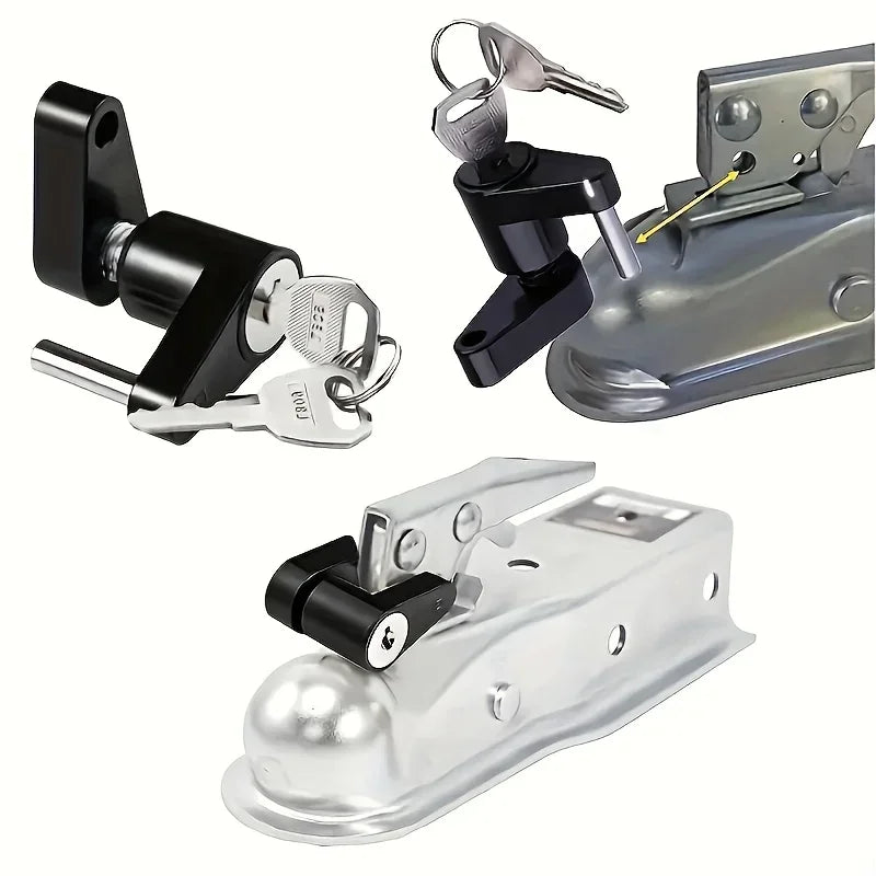 Trailer Hitch Lock, it features a secure locking function and is suitable for farm and urban agricultural equipment Qme