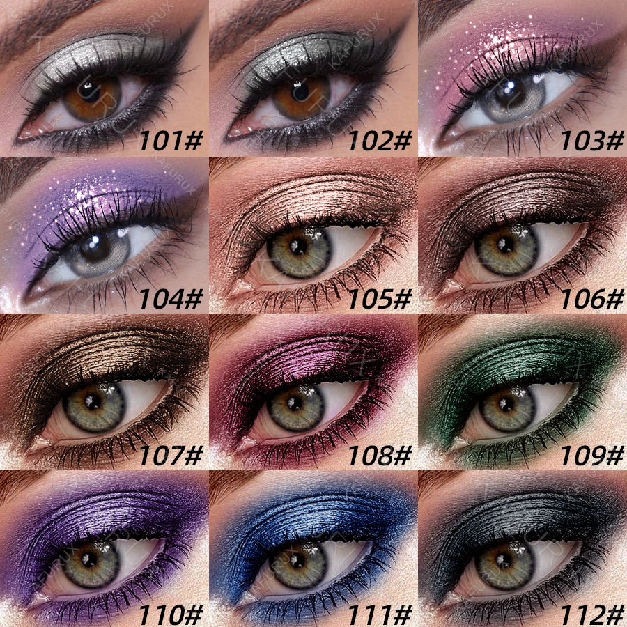 Metallic Waterproof Eyeshadow Sticks Glitter Green Liner Pen Qme