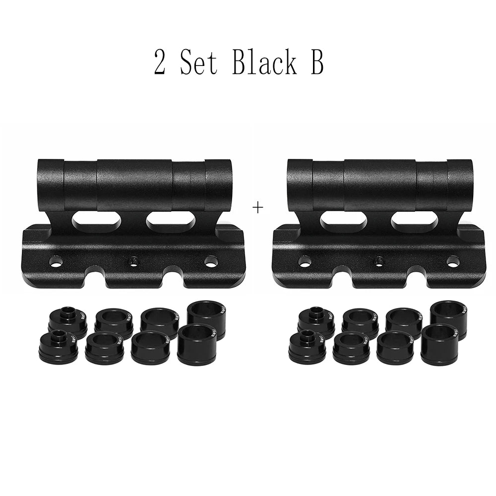 ZTTO Bike Fork Mount Quick Release Thru Axle Carrier Front Fork Block Car Roof Rack Support Bicycle Stand Holder Mtb Accessories Qme 2 Set Black B China Mainland