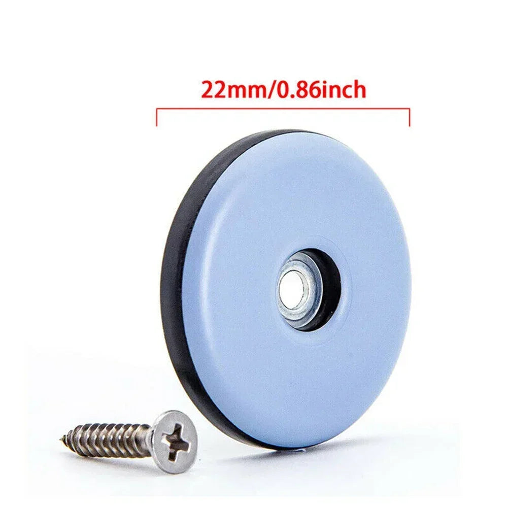 20pcs/set Furniture Feet Sliders With Screws Furniture Glides Sliding Block Table Chair Leg Mat Carpet Hardwood Floor Protector Qme 22mm