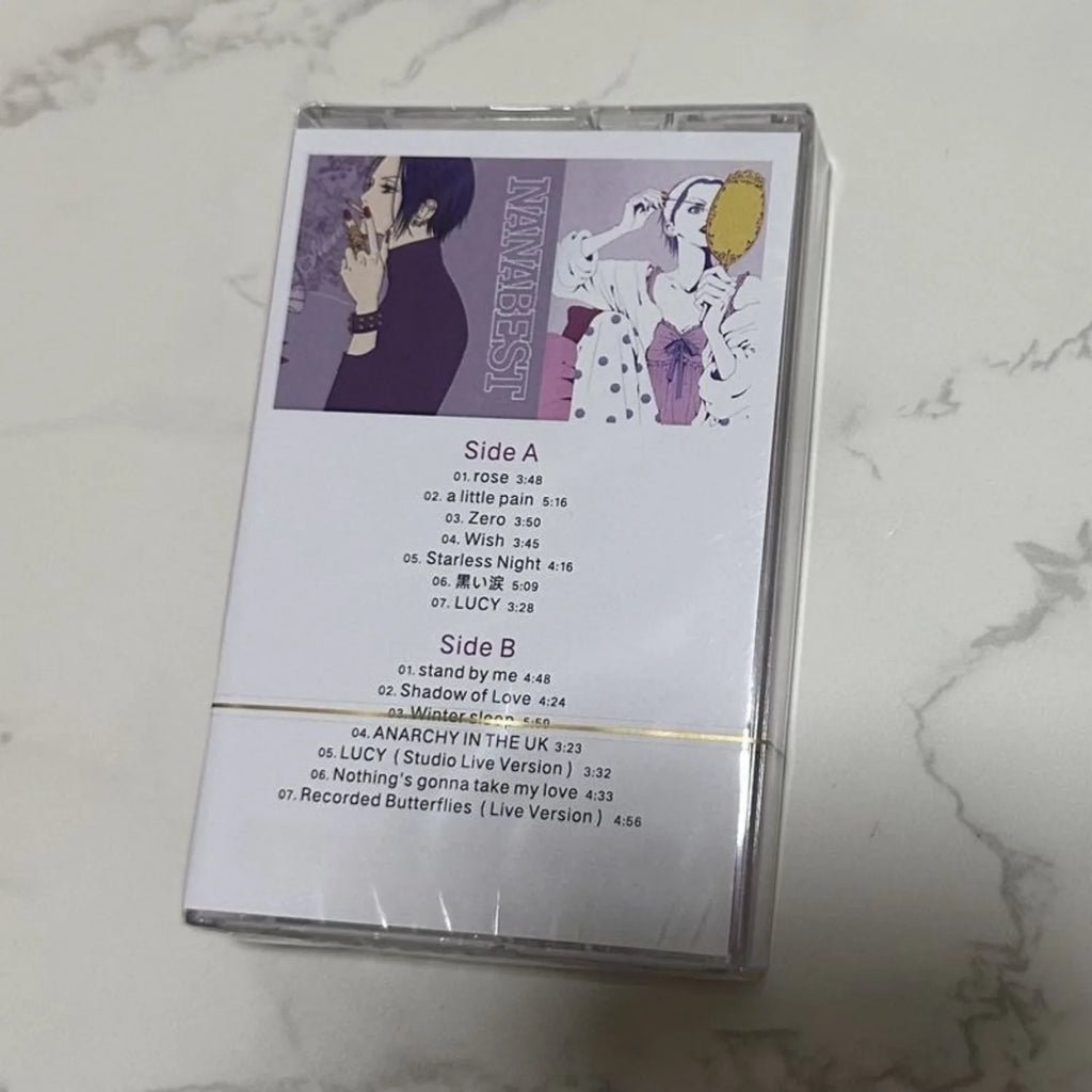 Classic Shoujo Manga "NANA" 2-Tape Soundtrack Set, Set or Single Available,Featuring Rock-Style Theme Songs & Emotional Scores Qme