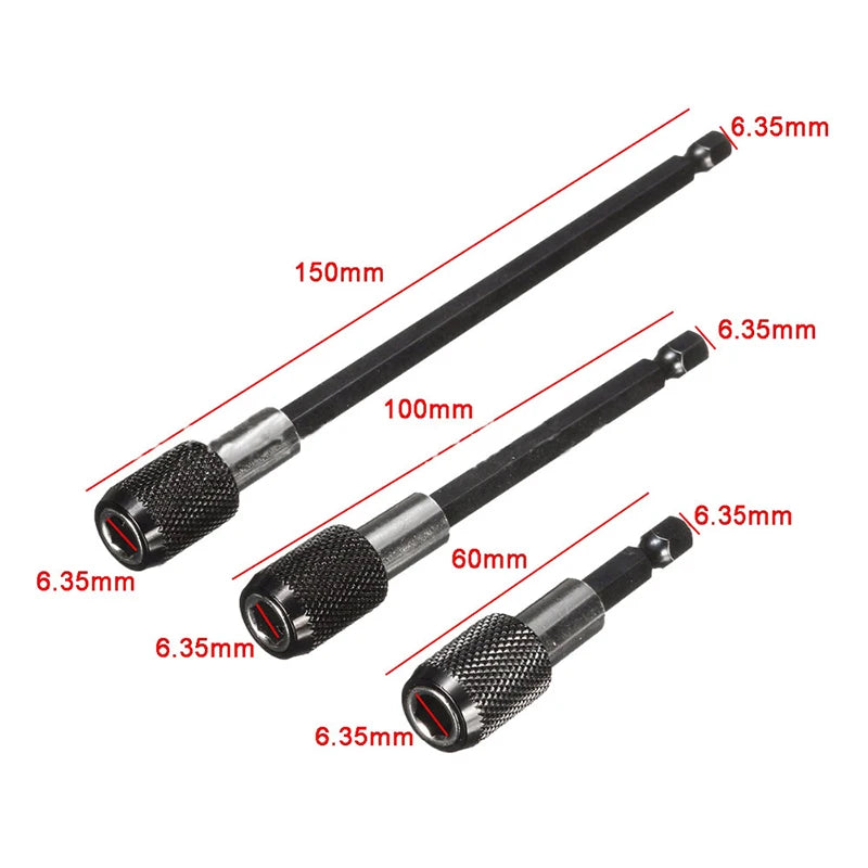 1 Hex Shank Quick Release Electric Drill Magnetic Screwdriver Bit Qme