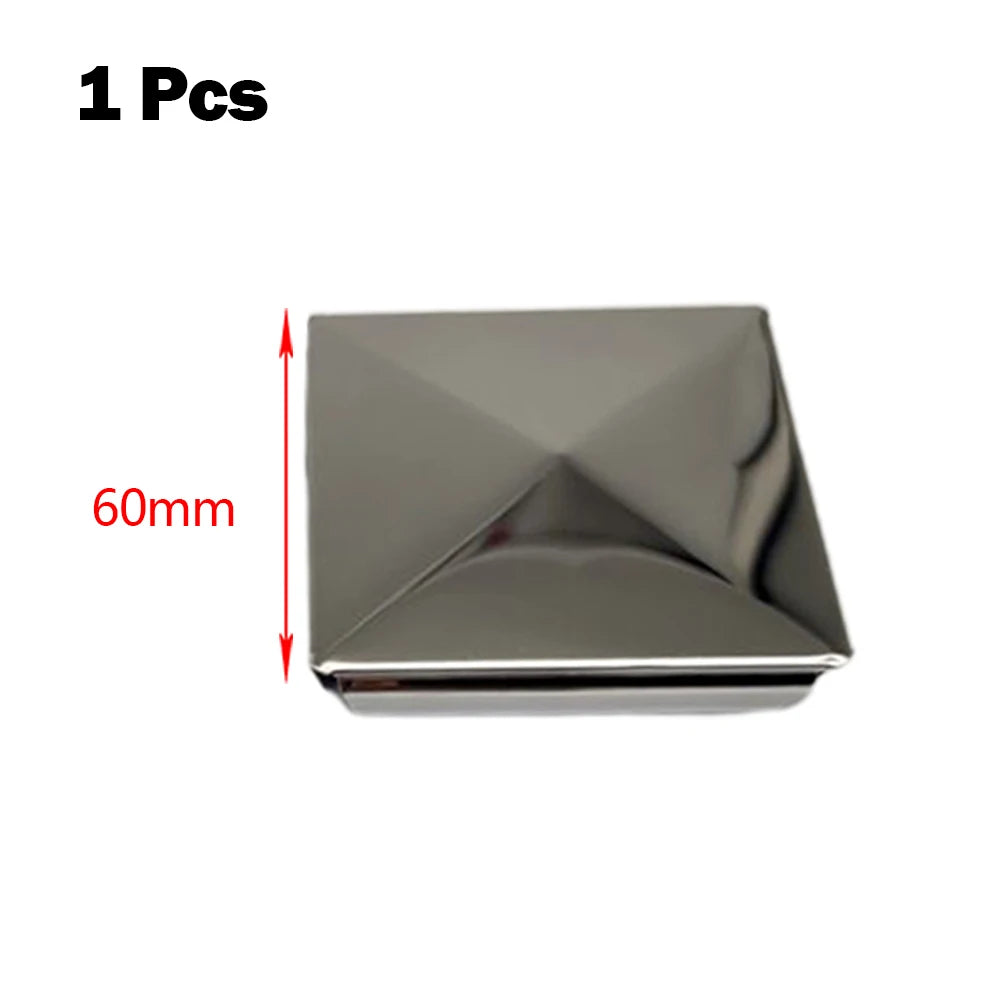 Square Closure Cap Post Cap 1/10pcs 16/20/25/30/36mm Practical Square 40/50/60/80/100mm Garden Fencing Supplies Qme 1pcs 60mm