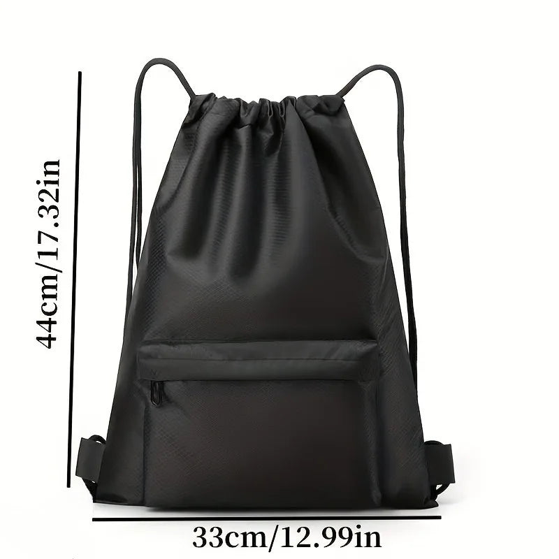 Football Drawstring Gym Bag Large Capacity Multi-color Sports Qme
