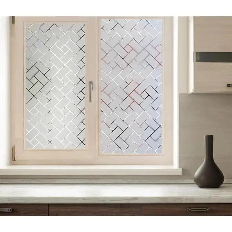 Self Adhesive Window Privacy Film Glass Sticker Decorative Frosted Qme