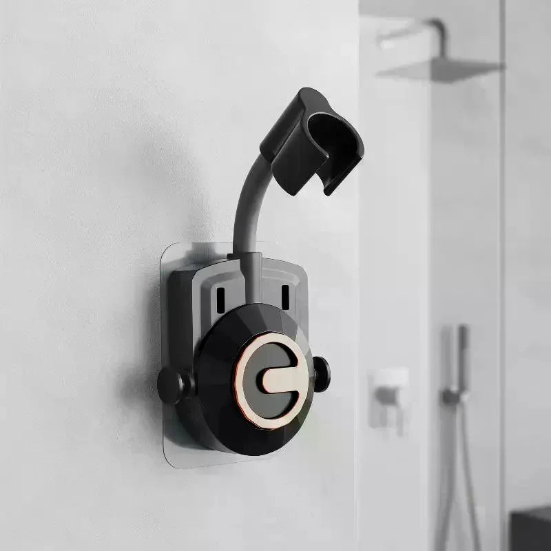 No Drill Adjustable Shower Head Bracket Universal Wall Mounted Holder Qme