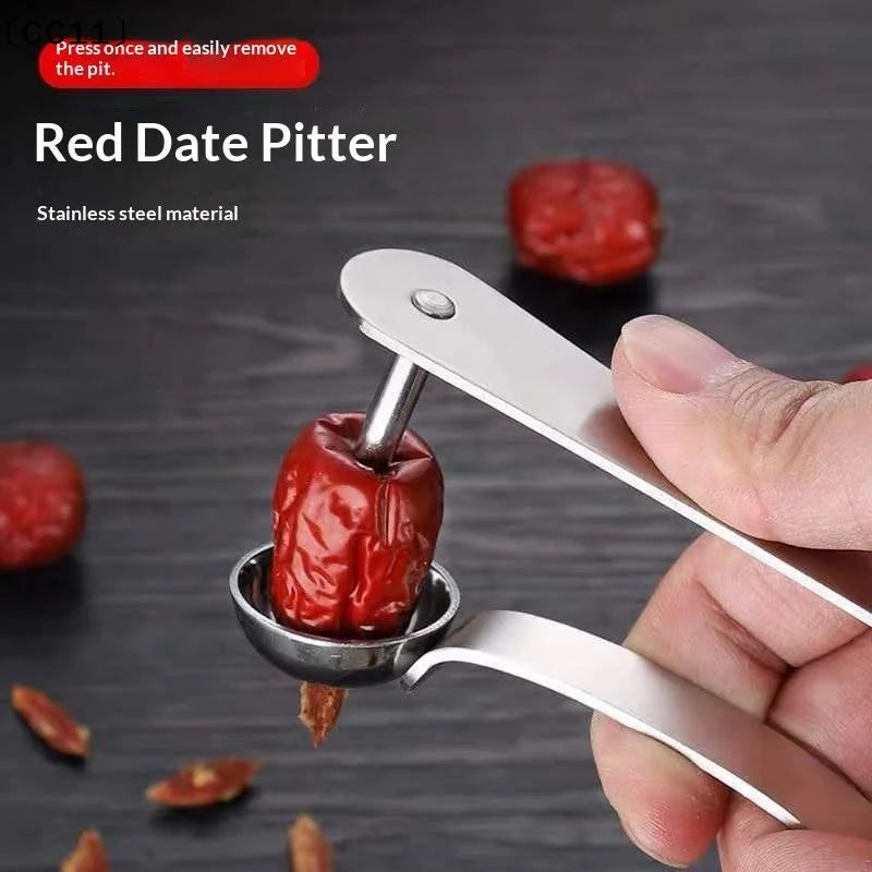 Stainless Steel Jujube Corer Easy One Press Operation Fast Core Qme