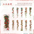 10 Pcs Vintage Rose Plant PET Sticker Pack for Junk Journal Scrapbooking Aesthetic Diary Deco School Account Stationery Stickers Qme A