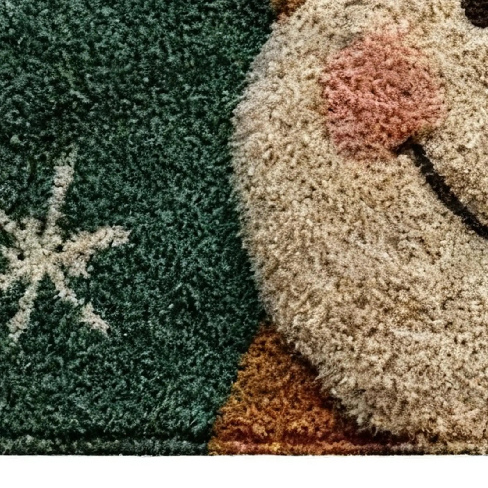 Christmas Door Mat Outdoor Non-slip Reindeer Doormat 23 6x15 Washable Qme