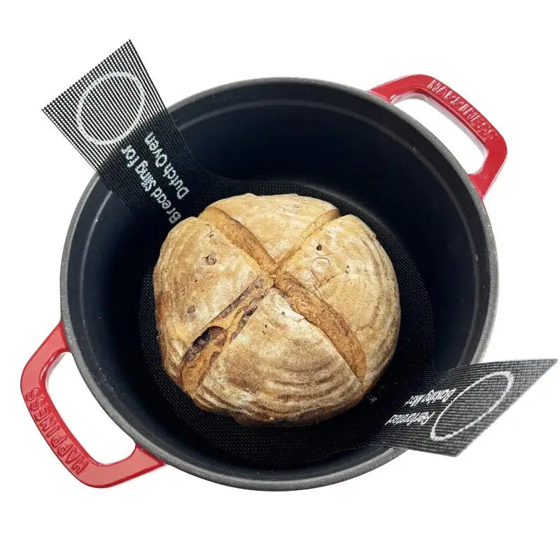 Perforated Silicone Bread Sling Dutch Oven Long Handle Nonstick Qme