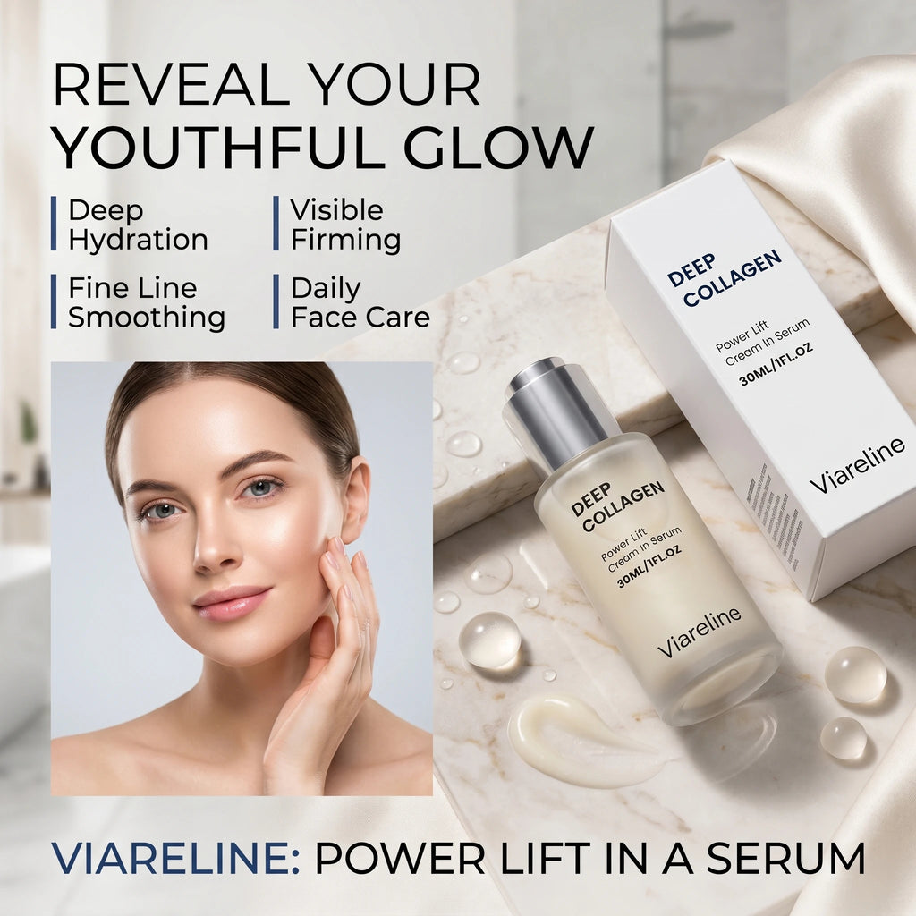 Viareline Lift Serum Cream Anti Wrinkles Fades Fine Lines Improve Sagging Brighten Skin Elasticity Boost Moisturizing Face Serum Qme