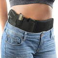 Waist Band Belt for Outdoor Hunting Fitness Defense Use Tactical Belly Gun Holster Portable Hidden Phone Bag Concealed Carry Qme baoyaoqiangtao 115CM
