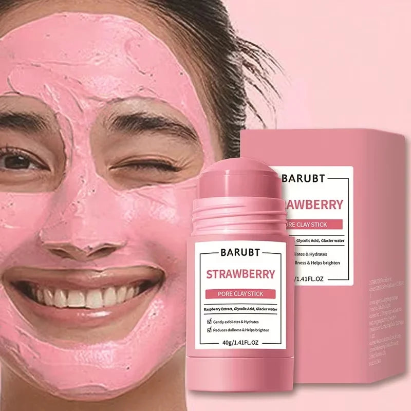 Alaska Volcano Mask Mugwort Cleansing Mask Stick Shrink Pores Acne Deep Blackhead Remover Facial Cleansing Moisturizing Mask 40g Qme