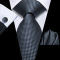 Hi-tie Pink Black Blure Beige Purple Tie Men Groom Wedding Necktie Qme HT-N-0075