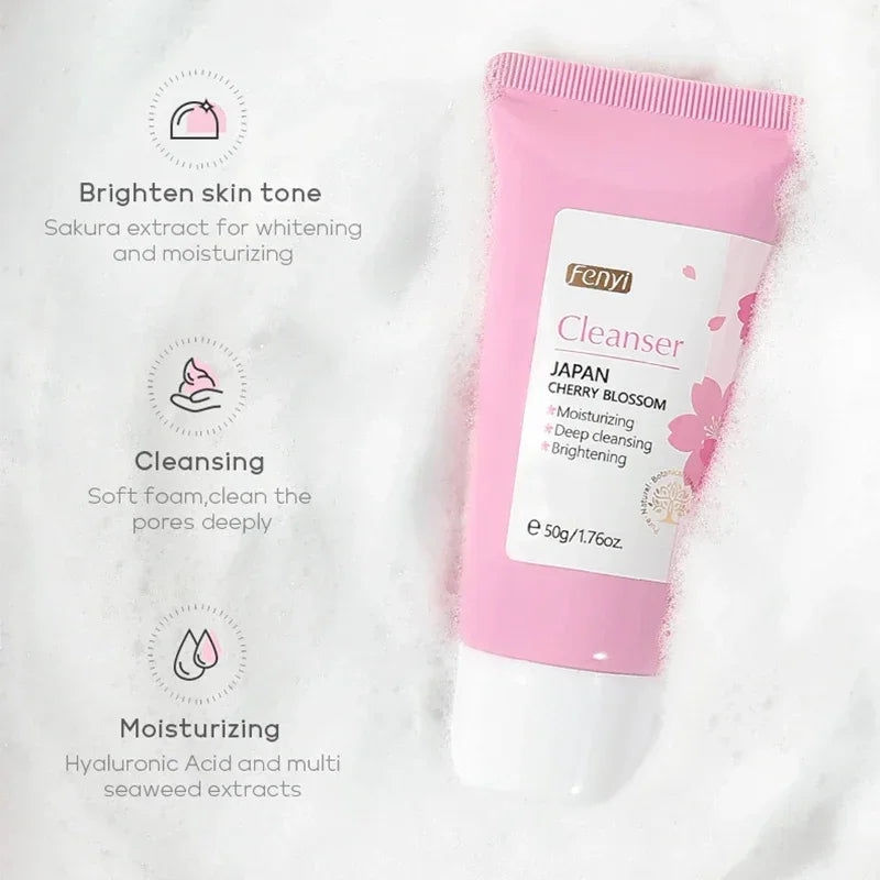 Vitamin C Facial Cleanser Skin Deep Cleansing Moisturizing Blackhead Qme
