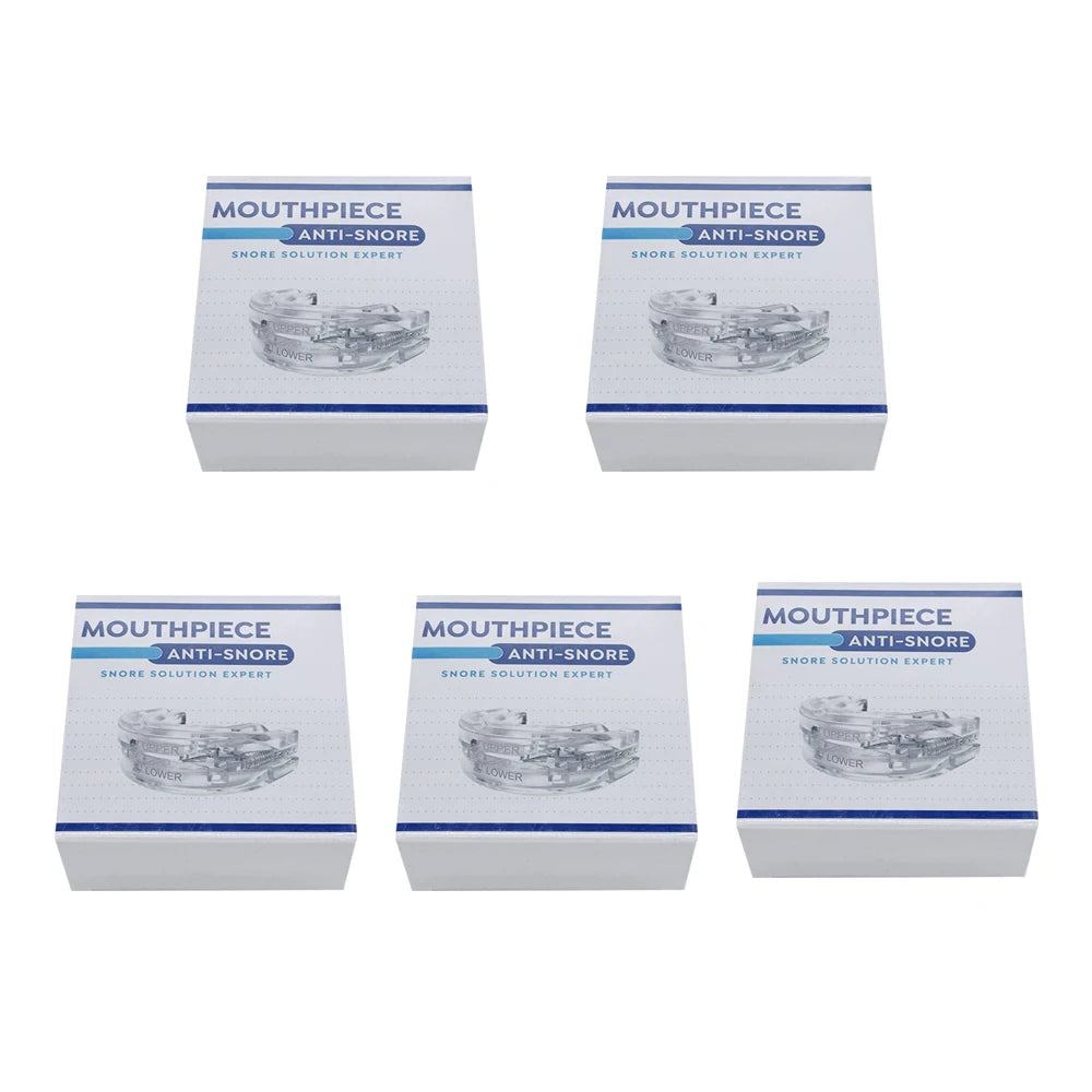 1 2 3 4 Anti-snoring Teeth Bruxism Mouthguard Improves Sleep Apnea Qme 5 pieces