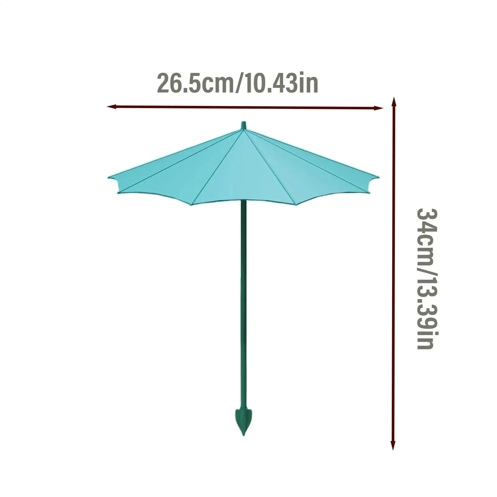 Umbrella For Plants 3 Pieces Garden Potted Plants Sun Protection Small Planter Umbrella For Outdoor Yard Patio Porch Backyard Qme