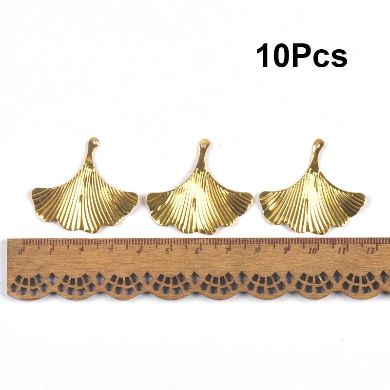 Mixed Gold Leaf Filigree Wraps Metal Crafts Connectors For Making Jewelry Accessories DIY Scrapbook Handicraft Home Decor yk0912 Qme 36.5x33mm 10cps