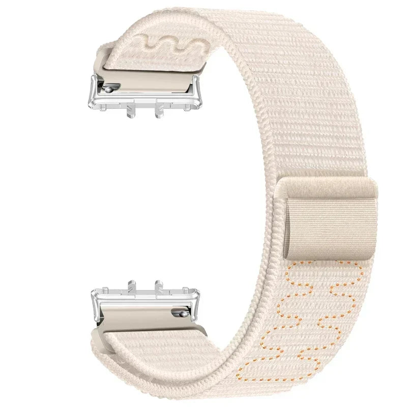 Nylon Loop Strap for Samsung Galaxy Fit 3 Adjustable Elastic Bracelet Watchband for iWatch Samsung Galaxy Fit3 Band Accessories Qme SStar Galaxy Watch Fit 3