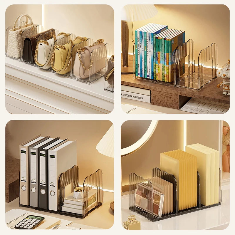 Closet Organizer Transparent Handbag Storage Rack Minimalist Bag Box Qme